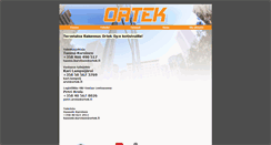 Desktop Screenshot of ortek.fi